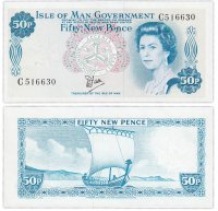 купить Остров Мэн 50 пенсов 1979 (Pick 33a)