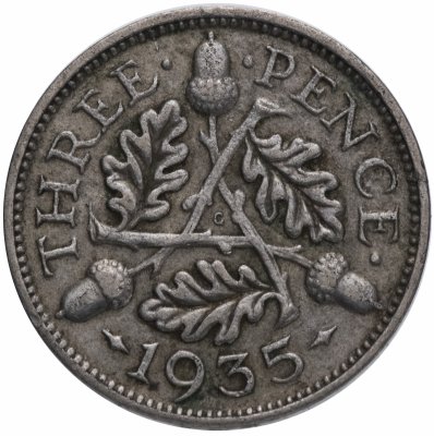 купить Великобритания 3 пенса 1928-1936