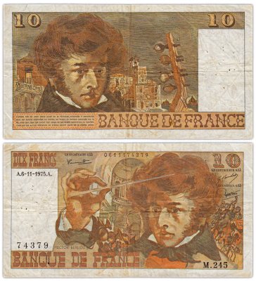 купить Франция 10 франков 1975 (Pick 150b) 06.11.1975