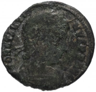 купить Римская Империя Константин I 306–337 гг фоллис (реверс: два воина стоят лицом друг к другу, между ними один штандарт)