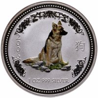купить Австралия 1 доллар 2006 "Китайский гороскоп - Год Собаки" цветная