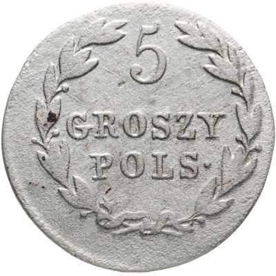 купить 5 грошей (groszy) 1820 IB, монета для Польши