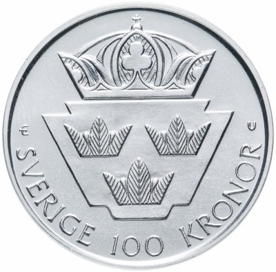 купить Швеция 100 крон (kronor) 1985 "Международный год молодёжи"