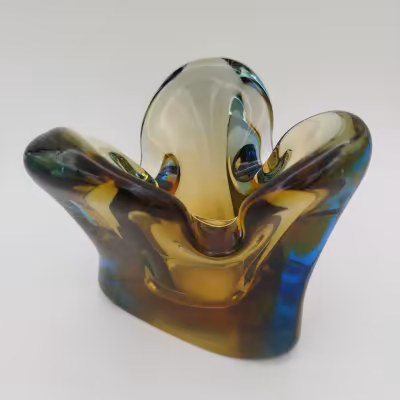 купить Ваза (пепельница), стекло, гутная техника, Европа, 1960-1980 гг.