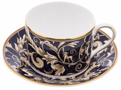 купить Пара чайная "Cornuopia", фарфор, деколь, мануфактура "Wedgwood", Англия, 2000-2020 гг.