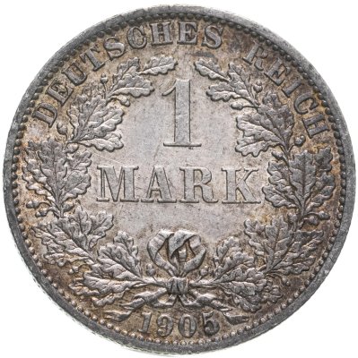 купить Германия 1 марка 1905 Знак монетного двора: "A" - Берлин