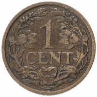 Купить Нидерланды 1 цент (cent) 1922