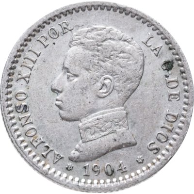 купить Испания 50 сентимо (centimos) 1904