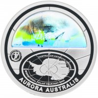 купить Австралия 5 долларов 2009 Proof "Международный полярный год 2007-2008" в футляре, с сертификатом