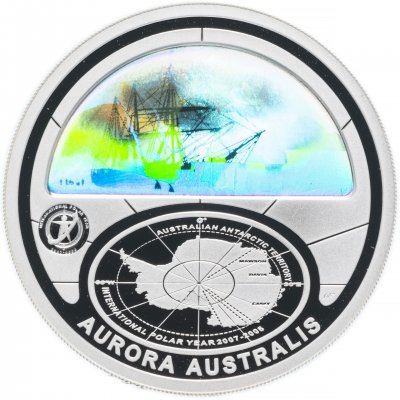 купить Австралия 5 долларов 2009 Proof "Международный полярный год 2007-2008" в футляре, с сертификатом