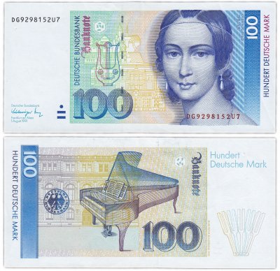 купить Германия ФРГ 100 марок 1991 (Pick 46)
