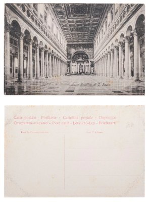 купить Италия открытка "Рим. Ватикан. Базилика святого Павла"