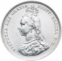 Купить Великобритания 1 шиллинг 1887