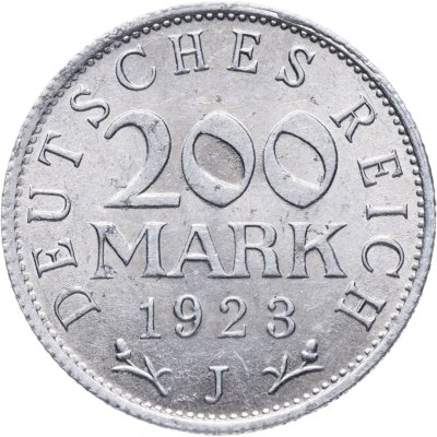 купить Германия 200 марок 1923 "J" - Гамбург