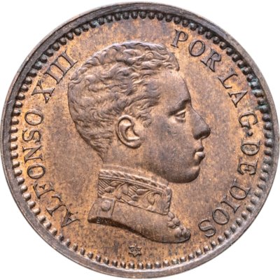 купить Испания 2 сентимо (centimos) 1904