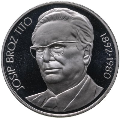 купить Югославия 1000 динаров (динара, dinara) 1980 "Смерть Иосипа Броз Тито"