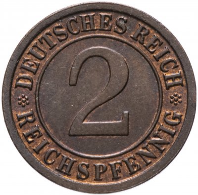 купить Германия, Веймарская республика 2 рейхспфеннига 1936 F