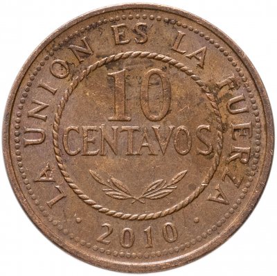 купить Боливия 10 сентаво (centavos) 2010-2012, случайная дата