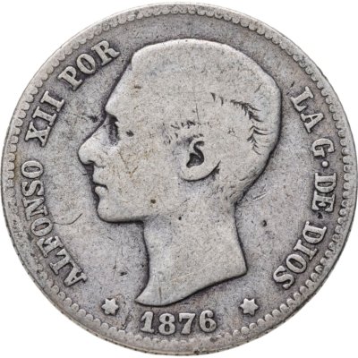купить Испания 1 песета (peseta) 1876