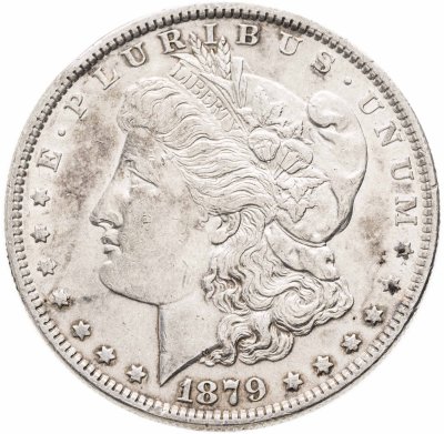 купить США 1 доллар (dollar) 1879 "Доллар Моргана" Без отметки монетного двора