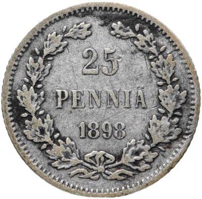 купить 25 пенни 1898 L монета для Финляндии