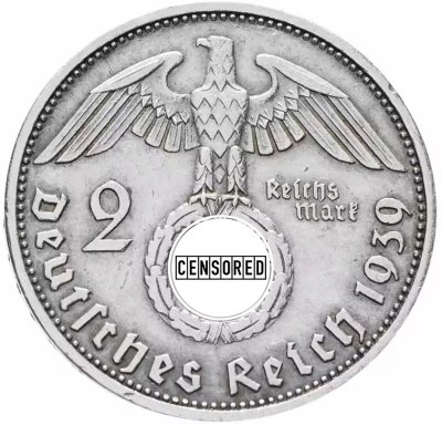 купить Германия (Третий Рейх) 2 рейх марки 1939