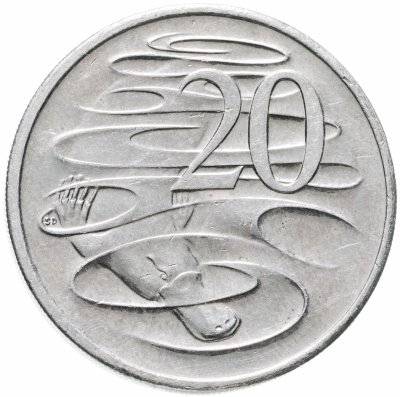 купить Австралия 20 центов 1999-2019 "Утконос", случайный год