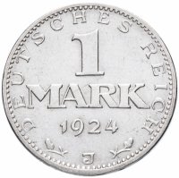 купить Германия 1 марка 1924 (J)