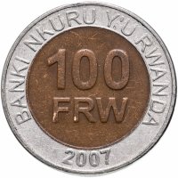 Купить Руанда 100 франков (francs) 2007