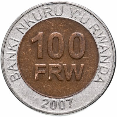 купить Руанда 100 франков (francs) 2007