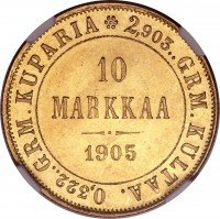 Купить 10 марок 1905 года L