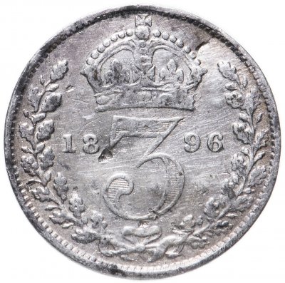 купить Великобритания 3 пенса (pence) 1896