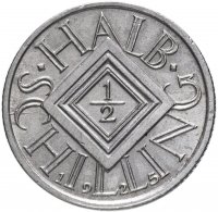 Купить Австрия 1/2 шиллинга (shilling) 1925