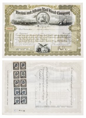 купить Акция США Boston and Albany Rail Road Co., 1942 г.