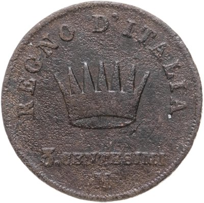 купить Италия 3 чентезимо, 1808 М