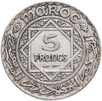 купить Марокко 5 франков 1934