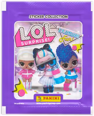 купить Упаковка коллекционных наклеек серии "L.O.L. Surprise!", 5 наклеек, Panini, Италия