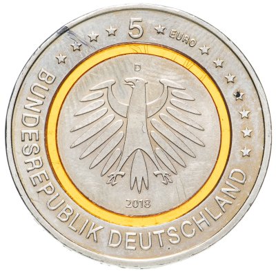 купить Германия 5 евро (euro) 2018 D Субтропическая зона