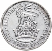 Купить Великобритания 1 шиллинг (shilling) 1936
