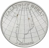 Купить Дания 2 кроны (kroner) 1953 "Кампания по борьбе с туберкулезом в Гренландии"