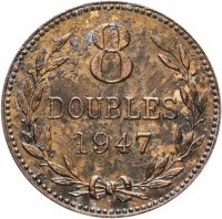 Купить Гернси 8 дублей (doubles) 1947