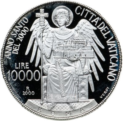 купить Ватикан 10000 лир 2000 "Святой Год 2000 - Рим"