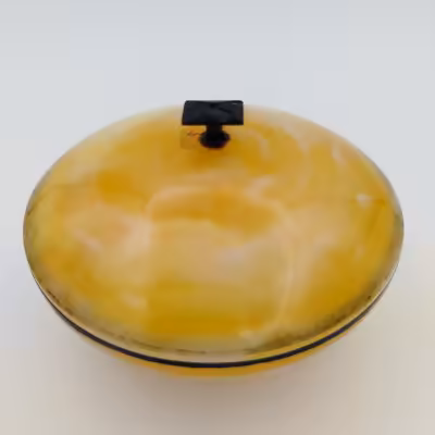 купить Шкатулка круглой формы, пластик, СССР, 1950-1970 гг.