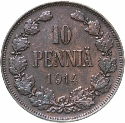 купить 10 пенни (pennia) 1914