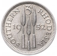 Купить Южная Родезия 3 пенса (pence) 1952