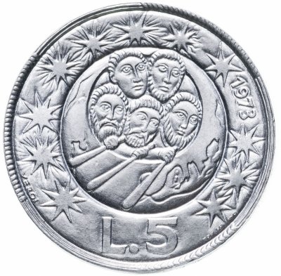 купить Сан-Марино 5 лир 1973