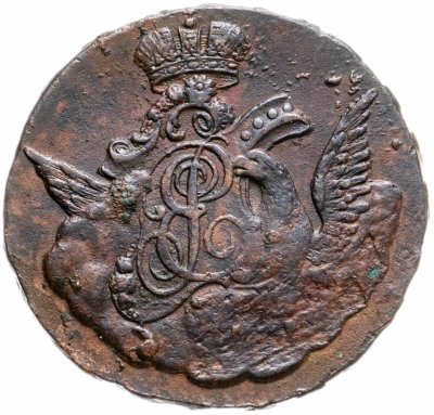 купить 1 копейка 1756, екатеринбургского монетного двора, Биткин №421(R)