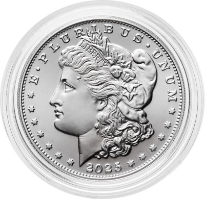 купить США 1 доллар 2025 P "Morgan dollar доллар Моргана" в футляре с сертификатом