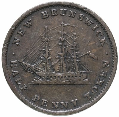 купить Канада, Нью Брунсвик 1/2 пенни 1843