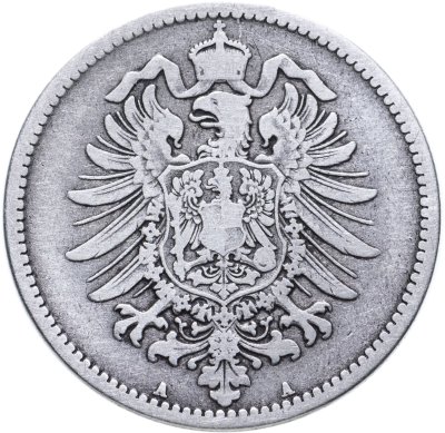 купить Германия 1 марка (mark) 1875 A знак монетного двора: "A" - Берлин